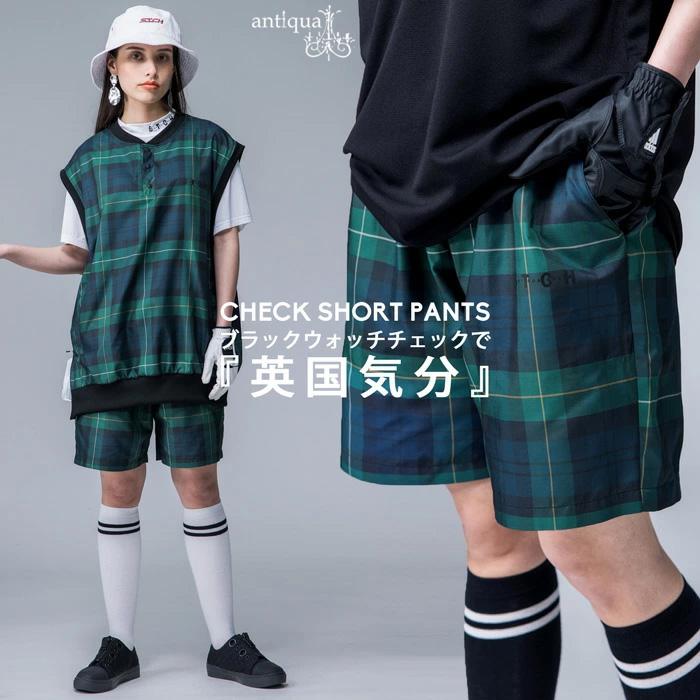 ANTIQUA GOLF×STCH ハーフパンツ レディース 送料無料・新色登場 80ptメール便可 | antiqua | 21
