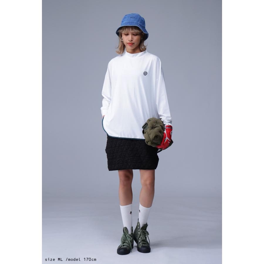 antiqua（アンティカ） ANTIQUA GOLF×STCH 異素材トップス レディース