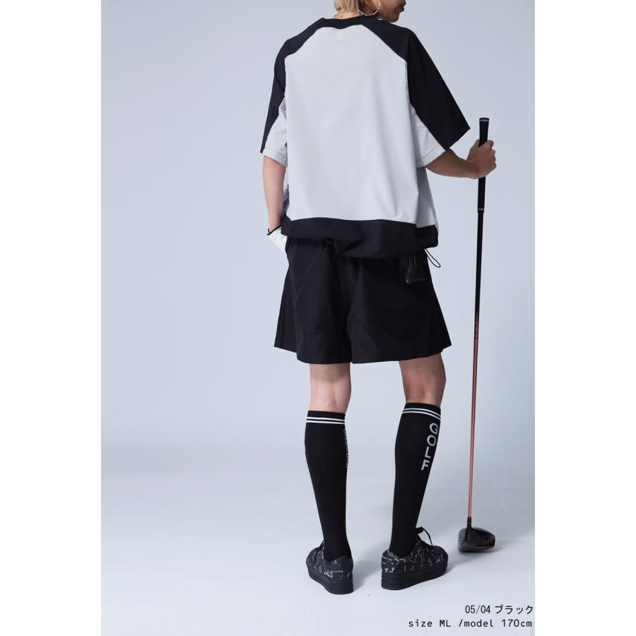 antiqua（アンティカ） ANTIQUA GOLF×STCH 配色トップス レディース
