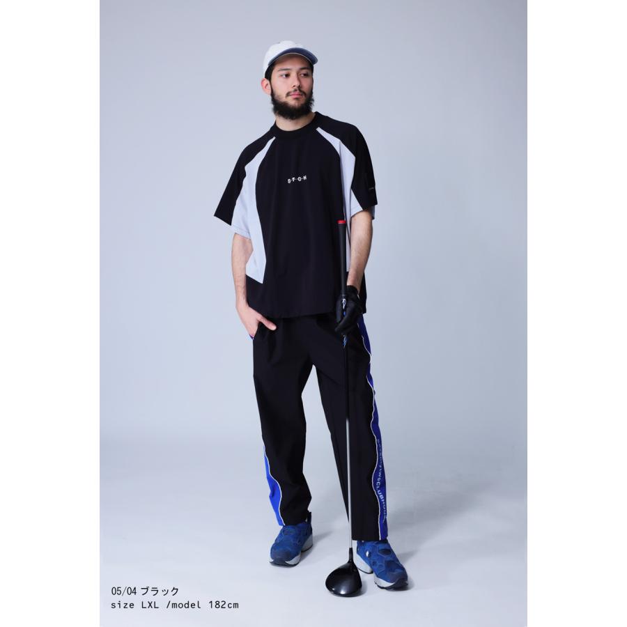 ANTIQUA GOLF×STCH 配色トップス レディース 送料無料・再入荷 100ptメール便可 | antiqua | 23