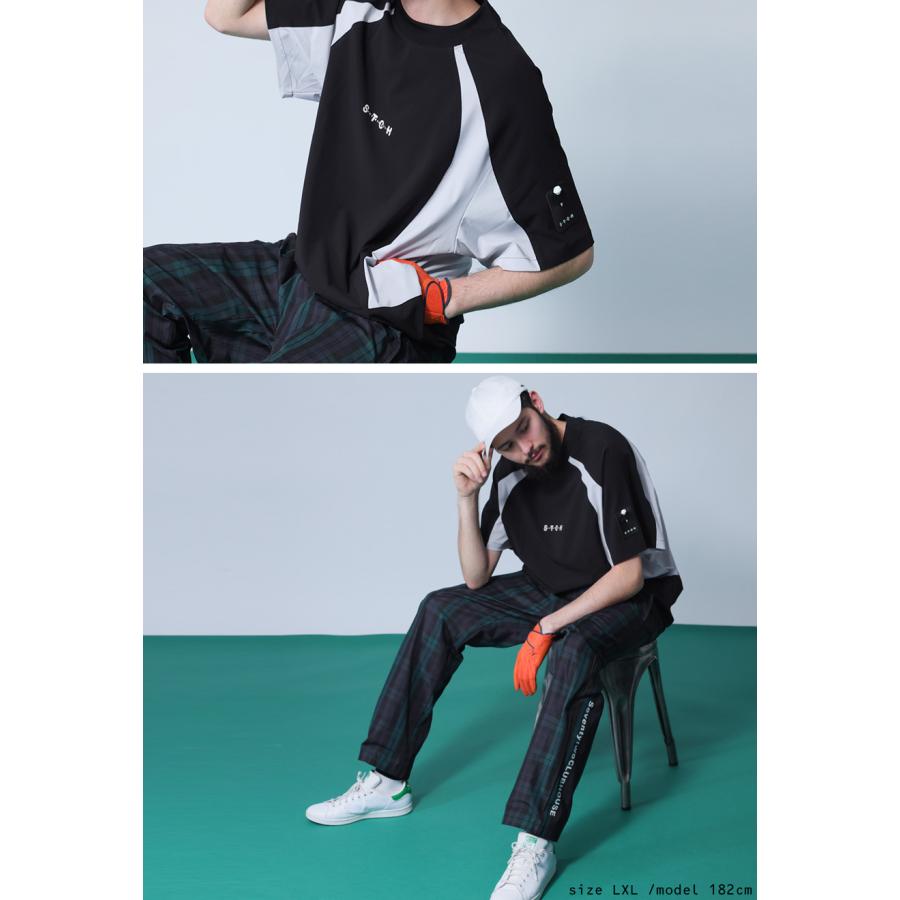 ANTIQUA GOLF×STCH 配色トップス レディース 送料無料・再入荷 100ptメール便可 | antiqua | 24