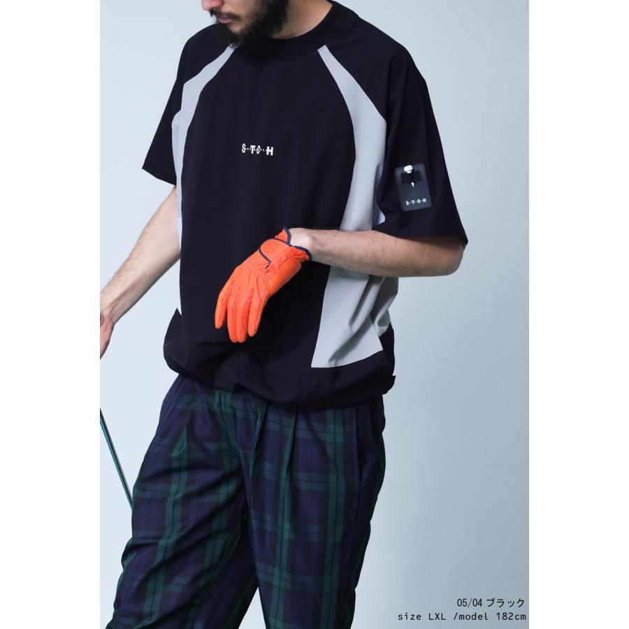 ANTIQUA GOLF×STCH 配色トップス レディース 送料無料・再入荷 100ptメール便可 | antiqua | 25