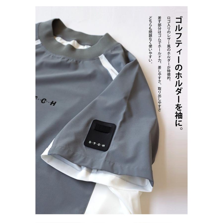 ANTIQUA GOLF×STCH 配色トップス レディース 送料無料・再入荷 100ptメール便可 | antiqua | 26