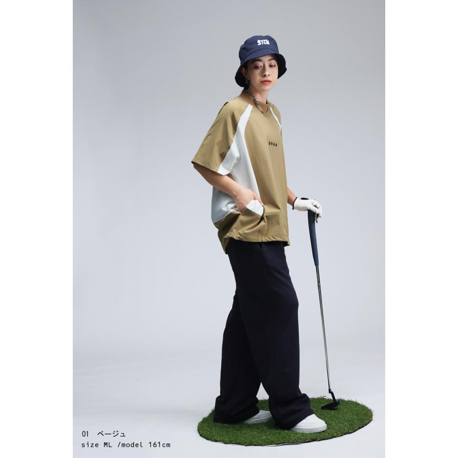 ANTIQUA GOLF×STCH 配色トップス レディース 送料無料・再入荷 100ptメール便可 | antiqua | 11