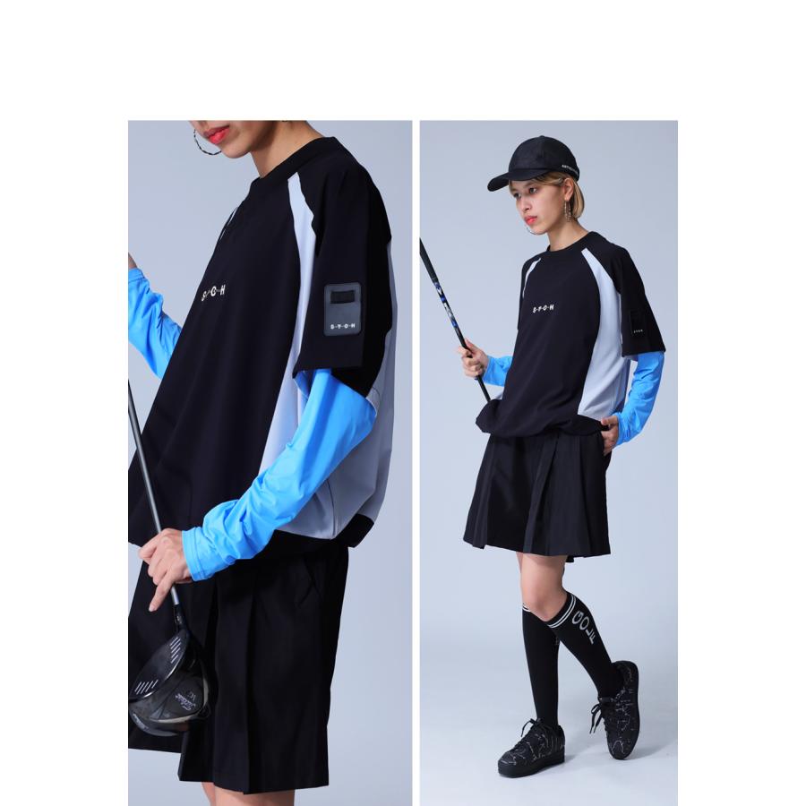 ANTIQUA GOLF×STCH 配色トップス メンズ 送料無料・4月19日10時〜発売。ブラックは近日発売予定！100ptメール便可｜antiqua｜13