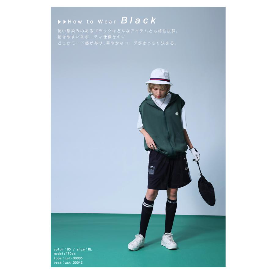 ANTIQUA GOLF×STCH ハーフパンツ レディース 送料無料・4月19日10時〜発売。ブラックは近日発売予定！100ptメール便可｜antiqua｜16