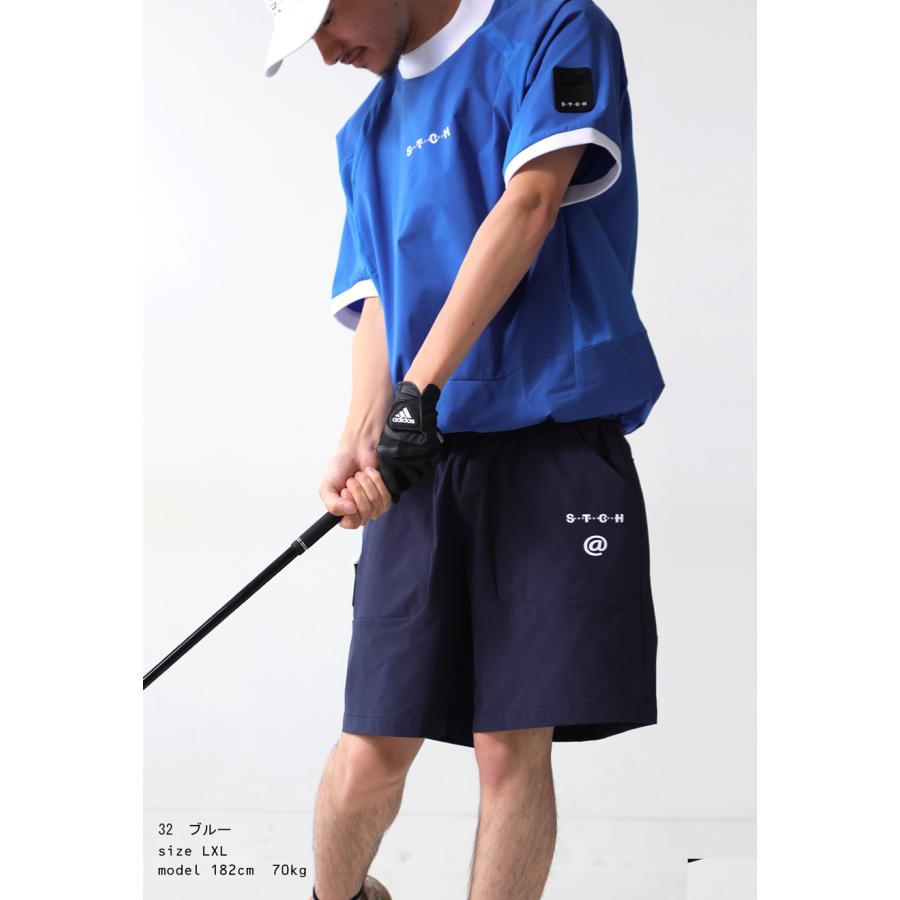 アンティカ ゴルフ　　ANTIQUA GOLF × STCH antiqua ANTIQUA GOLF×STCH トップス メンズ 送料無料・100pt