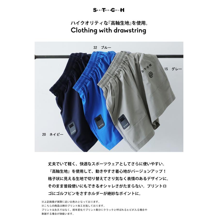 未使用ANTIQUA GOLF×STCH ゴルフハーフパンツ 表記サイズLXL antiqua（アンティカ） ANTIQUA GOLF×STCH ハーフパンツ レディース