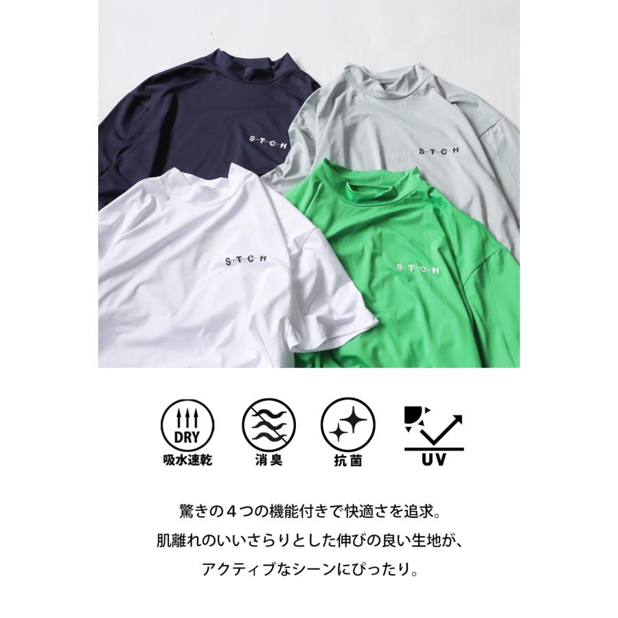 父の日ポイント10％!29日20時-6日10時!ANTIQUA GOLF×STCH Tシャツ メンズ 送料無料・80ptメール便可 父の日｜antiqua｜11