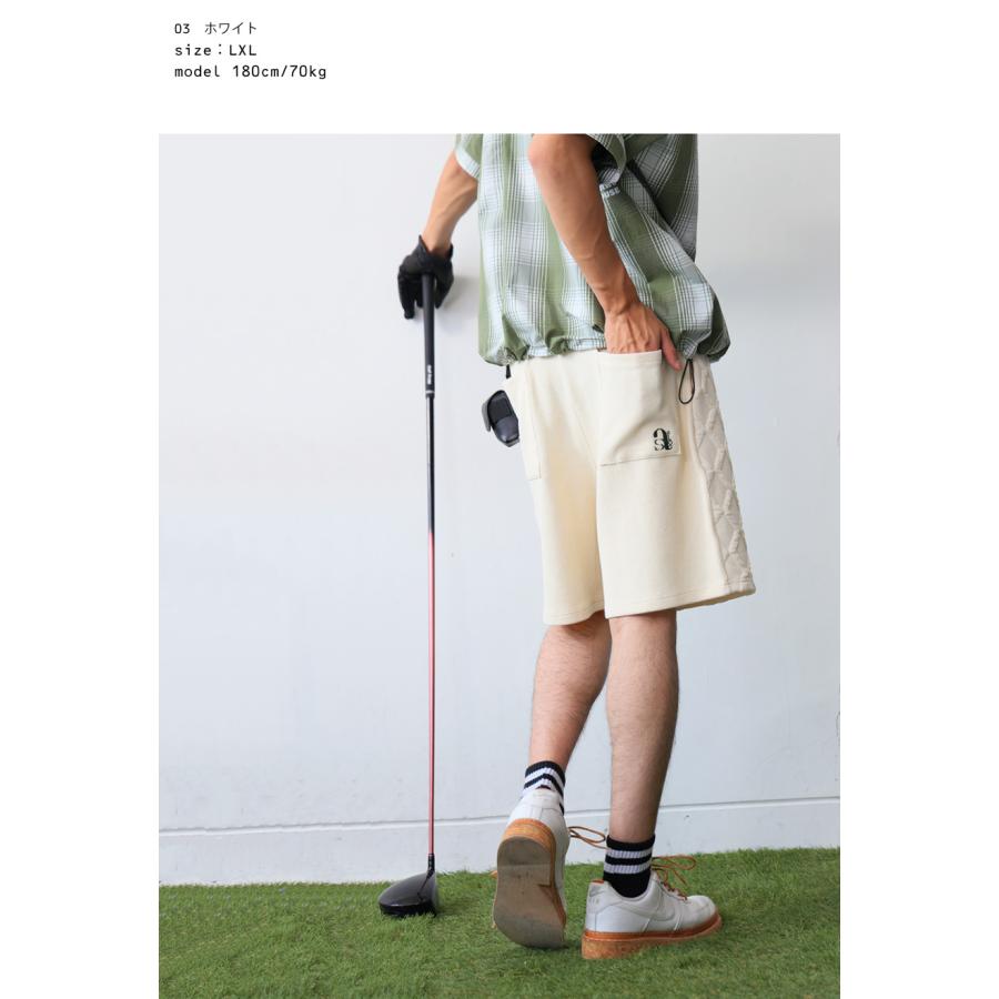 antiqua ANTIQUA GOLF×STCH ハーフパンツ メンズ 送料無料