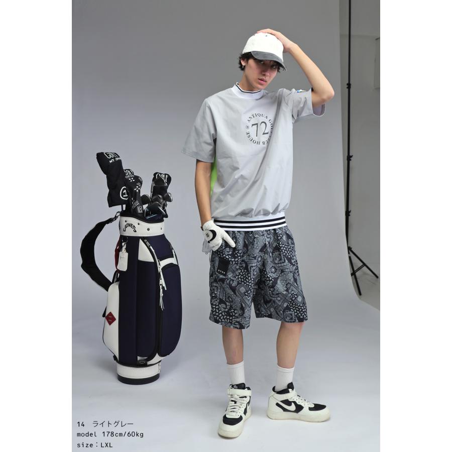 ANTIQUEA GOLF CLUB ショートスリーブウェア　新品未使用 ANTIQUA GOLF×STCH ハーフパンツ メンズ 送料無料・再再販。(500
