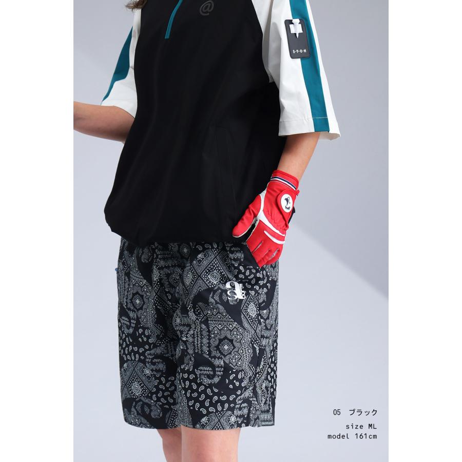 antiqua（アンティカ） ANTIQUA GOLF×STCH ハーフパンツ レディース