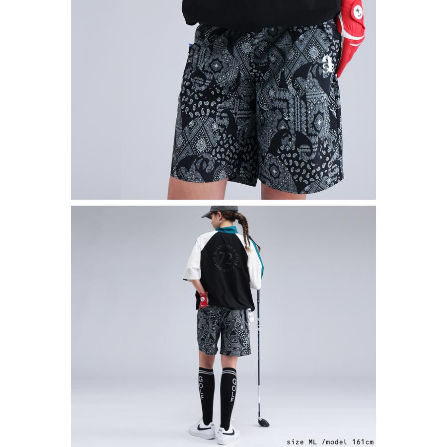 antiqua（アンティカ） ANTIQUA GOLF×STCH ハーフパンツ レディース