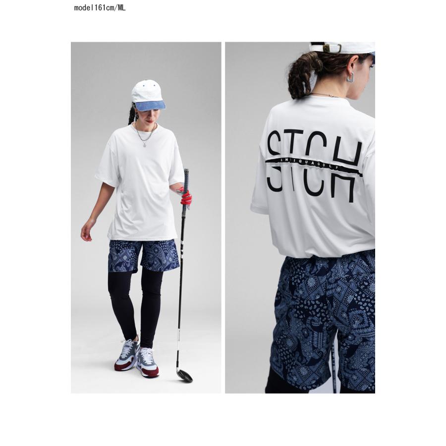 antiqua（アンティカ） ANTIQUA GOLF×STCH Tシャツ レディース ・80pt