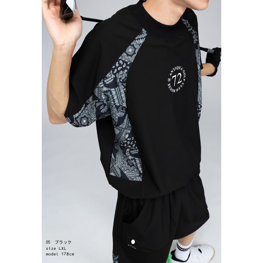【希少/美品】STCH × ANTIQUA GOLF ペイズリーロゴ トップス 希少/美品】STCH × ANTIQUA GOLF ペイズリーロゴ トップス - メルカリ