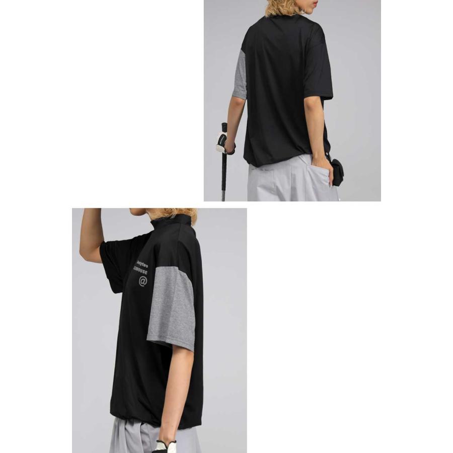 アンティカゴルフ　モックネックシャツ M/L ブラック 楽天市場】ANTIQUA GOLF×STCH モックネックトップス 送料無料・(50