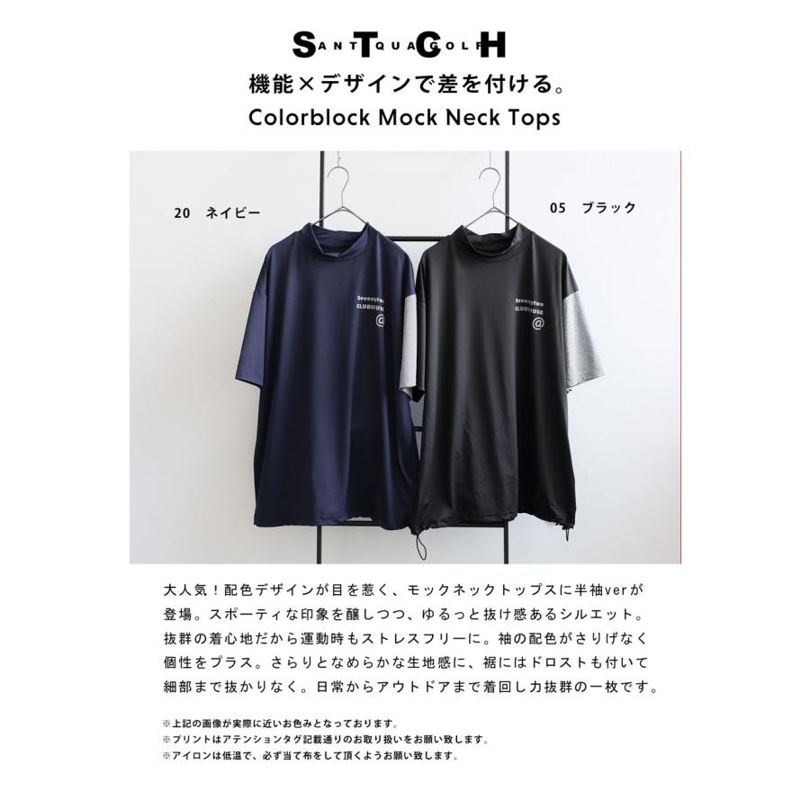 antiqua（アンティカ） ANTIQUA GOLF×STCH モックネックトップス 送料