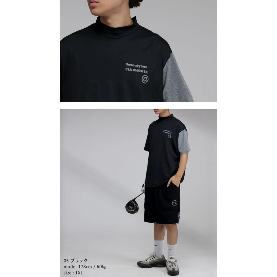 antiqua（アンティカ） ANTIQUA GOLF×STCH モックネックトップス 送料