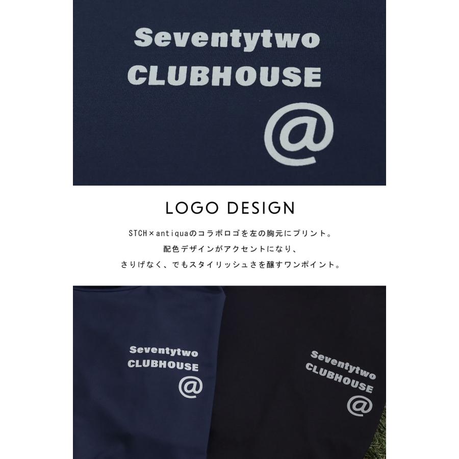 antiqua（アンティカ） ANTIQUA GOLF×STCH モックネックトップス