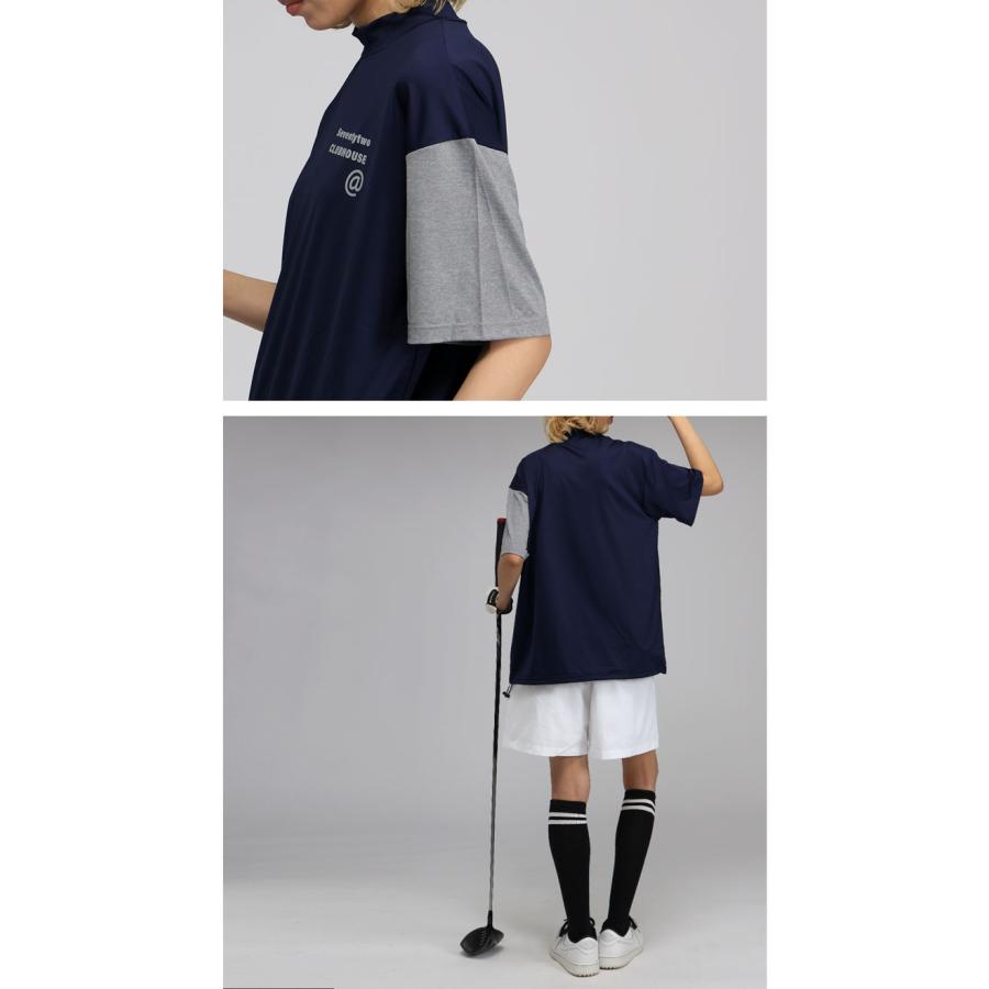 antiqua（アンティカ） ANTIQUA GOLF×STCH モックネックトップス 送料
