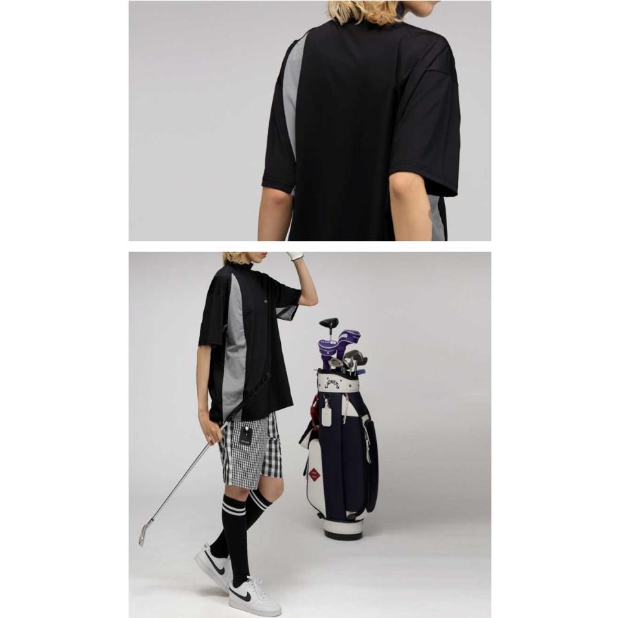 antiqua（アンティカ） ANTIQUA GOLF×STCH ロゴトップス 送料無料