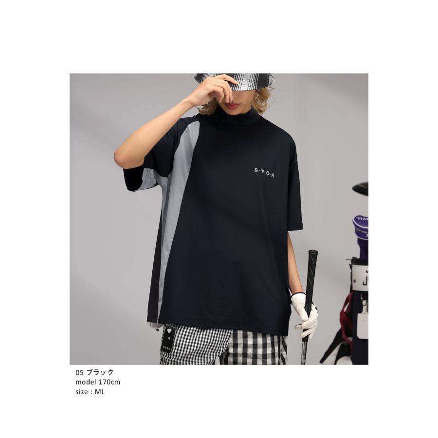 antiqua（アンティカ） ANTIQUA GOLF×STCH ロゴトップス 送料無料