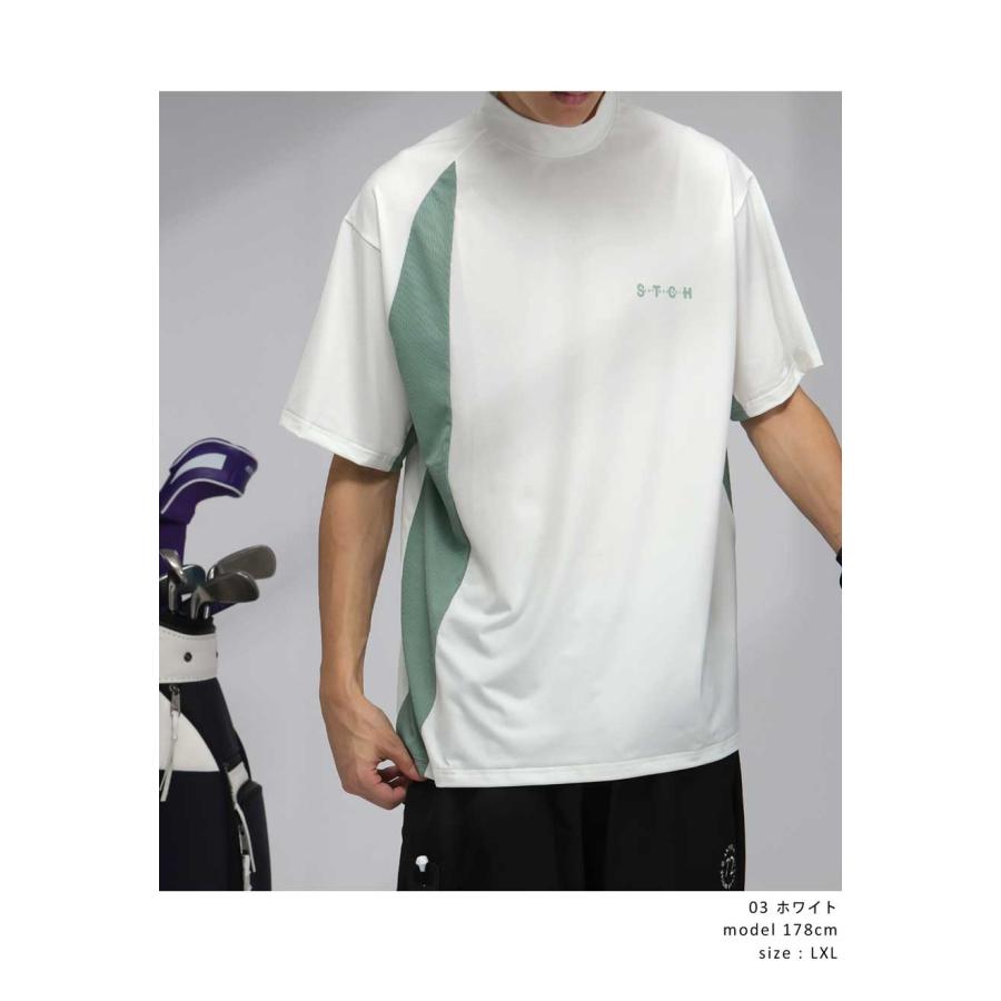 antiqua（アンティカ） ANTIQUA GOLF×STCH ロゴトップス 送料無料