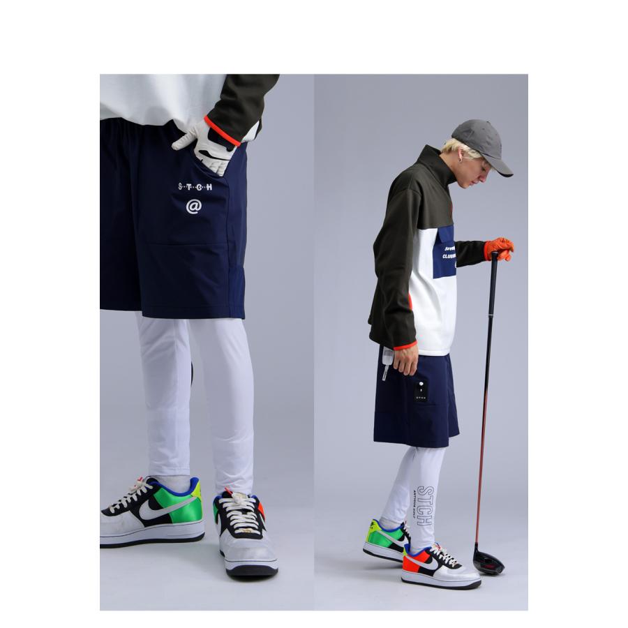 antiqua（アンティカ） ANTIQUA GOLF×STCH ロゴレギンス 送料無料・再