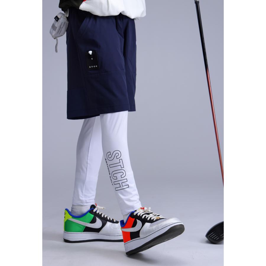 antiqua（アンティカ） ANTIQUA GOLF×STCH ロゴレギンス 送料無料・再