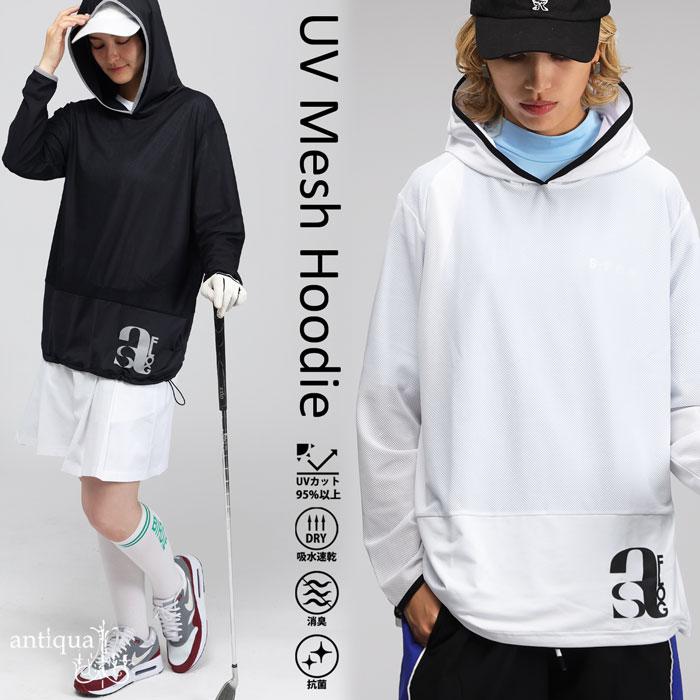 antiqua（アンティカ） ANTIQUA GOLF×STCH レディース パーカー 送料