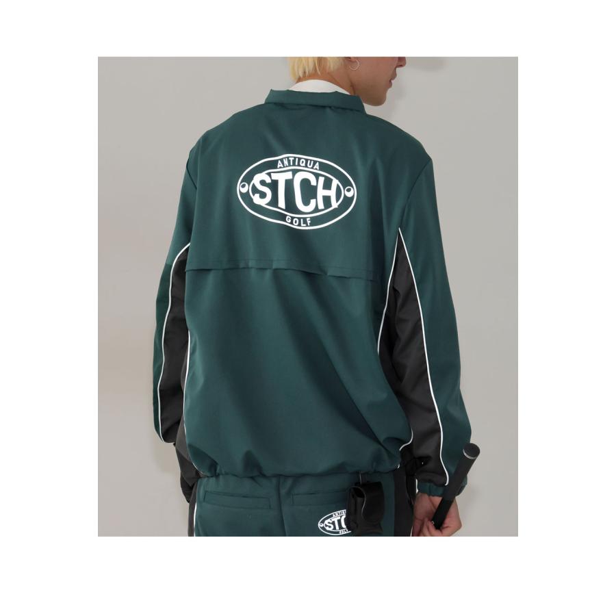 ANTIQUA GOLF×STCH ハーフジップトップス レディース 送料無料 ・メール便不可の画像
