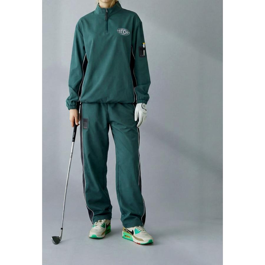 ANTIQUA GOLF×STCH ハーフジップトップス レディース 送料無料 ・メール便不可の画像