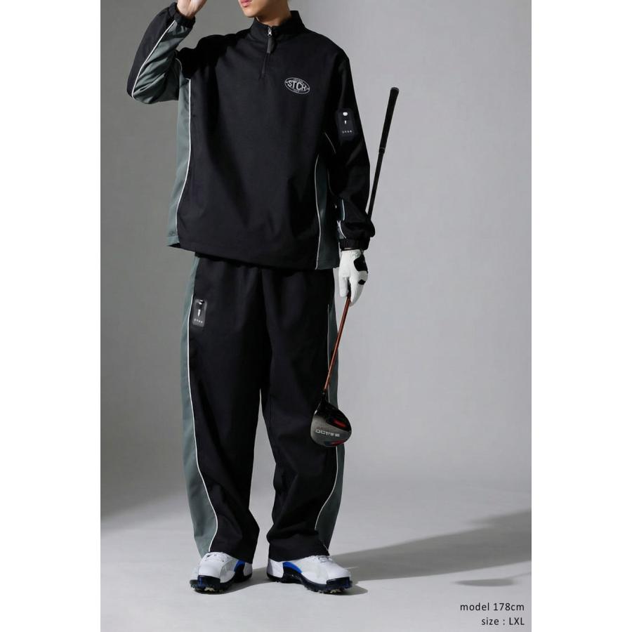 ANTIQUA GOLF×STCH ハーフジップトップス レディース 送料無料 ・メール便不可の画像