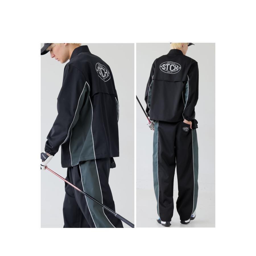 antiqua（アンティカ） ANTIQUA GOLF×STCH ハーフジップトップス