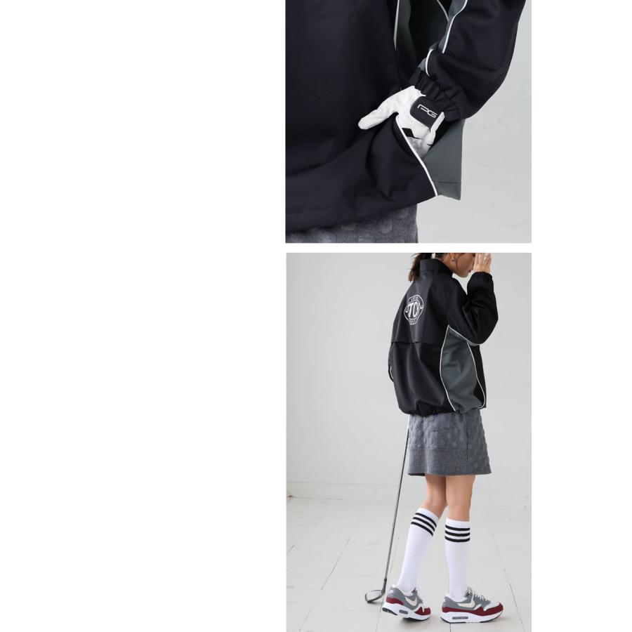antiqua（アンティカ） ANTIQUA GOLF×STCH ハーフジップトップス