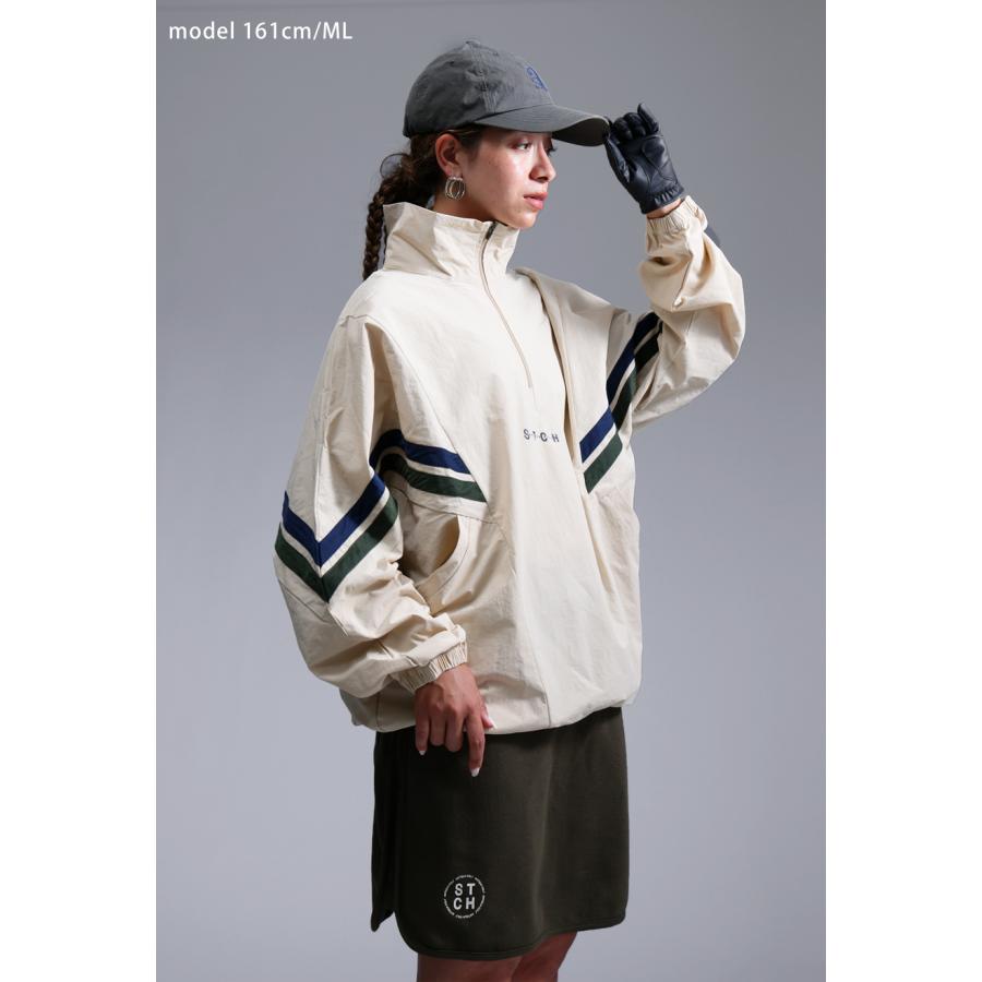 antiqua（アンティカ） ANTIQUA GOLF×STCH 配色ラインプルオーバー