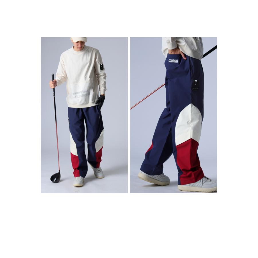 antiqua（アンティカ） ANTIQUA GOLF×STCH 配色パンツ レディース 送料