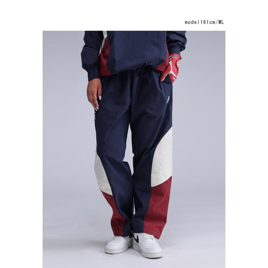 antiqua（アンティカ） ANTIQUA GOLF×STCH 配色パンツ レディース 送料