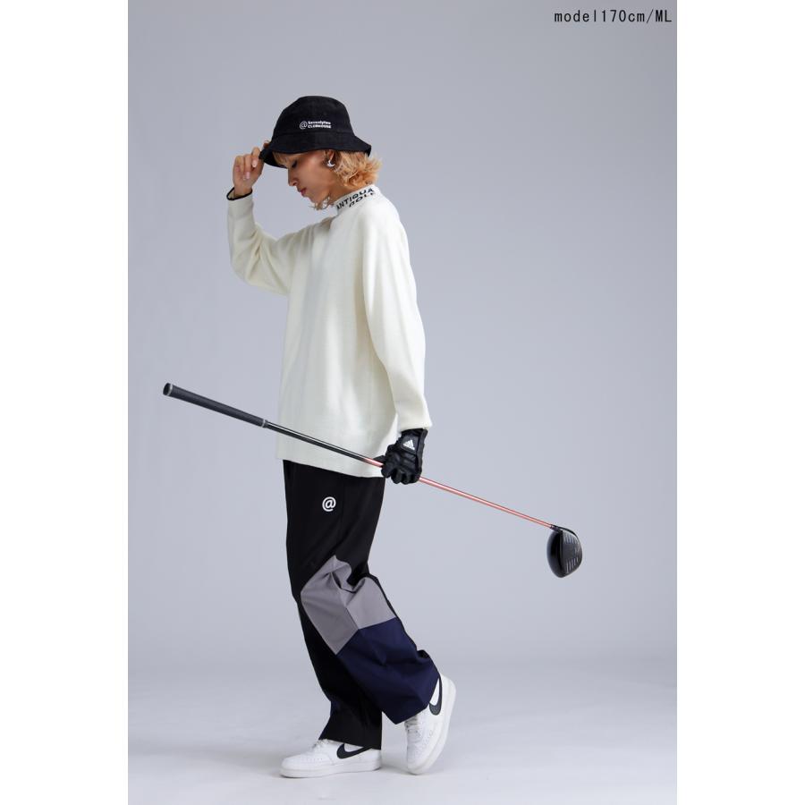 antiqua（アンティカ） ANTIQUA GOLF×STCH 配色パンツ レディース 送料