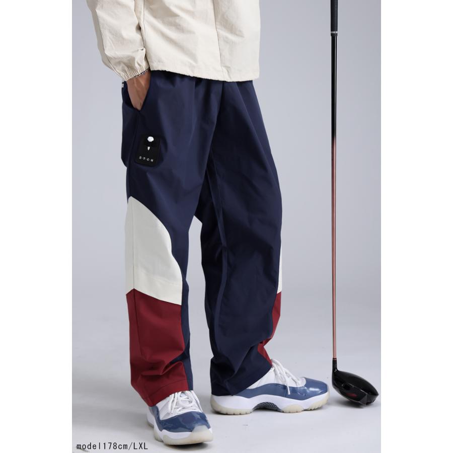antiqua（アンティカ） ANTIQUA GOLF×STCH 配色パンツ レディース 送料
