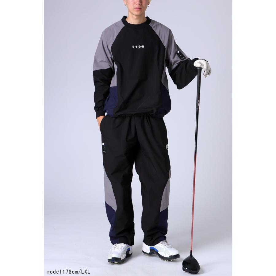 antiqua（アンティカ） ANTIQUA GOLF×STCH 配色パンツ レディース 送料