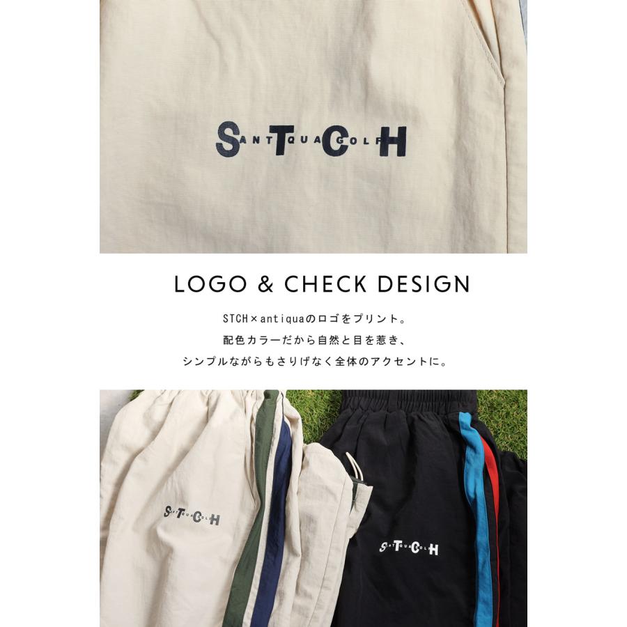 antiqua（アンティカ） ANTIQUA GOLF×STCH ワイドパンツ 送料無料・再