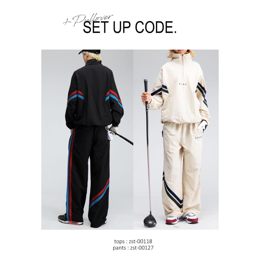 antiqua（アンティカ） ANTIQUA GOLF×STCH ワイドパンツ 送料無料・再