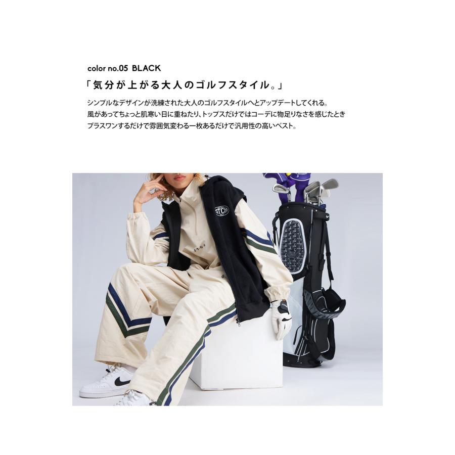 antiqua（アンティカ） ANTIQUA GOLF×STCH フード付き ロゴベスト 送料