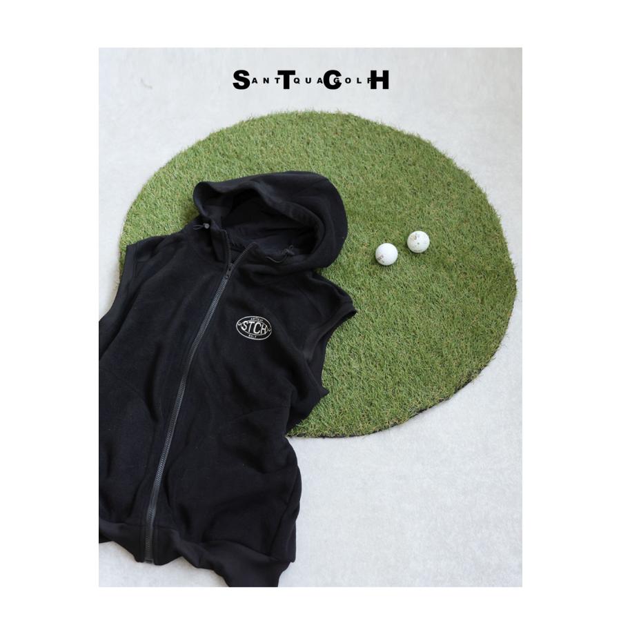 antiqua（アンティカ） ANTIQUA GOLF×STCH フード付き ロゴベスト 送料