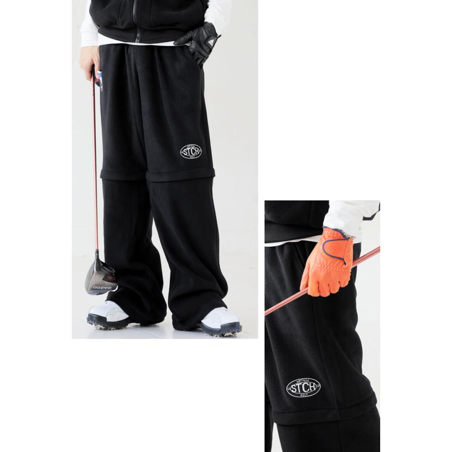 antiqua（アンティカ） ANTIQUA GOLF×STCH 裏起毛パンツ レディース