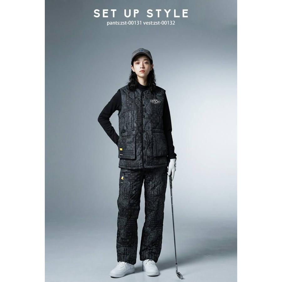 ANTIQUA GOLF×STCH 中綿パンツ レディース 送料無料・メール便不可の画像