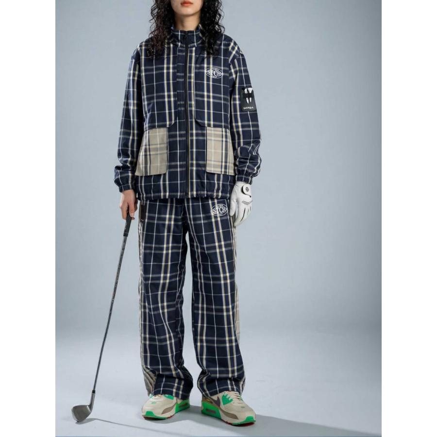 antiqua（アンティカ） ANTIQUA GOLF×STCH ワイドパンツ レディース