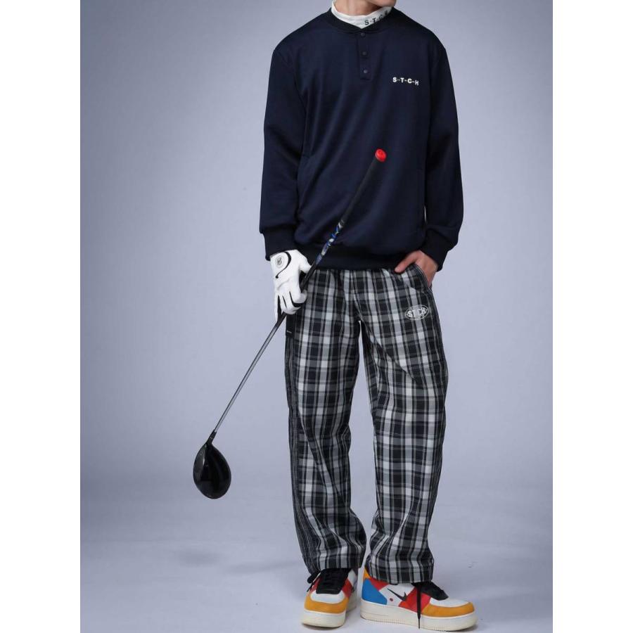 antiqua（アンティカ） ANTIQUA GOLF×STCH ワイドパンツ メンズ 送料