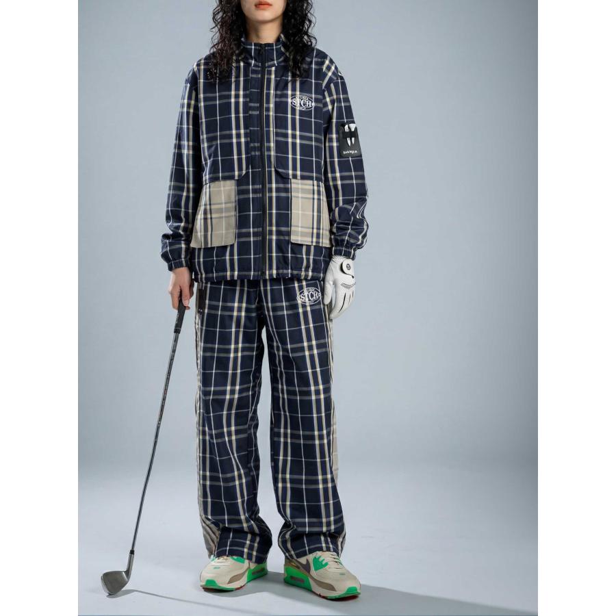 antiqua（アンティカ） ANTIQUA GOLF×STCH ワイドパンツ メンズ 送料